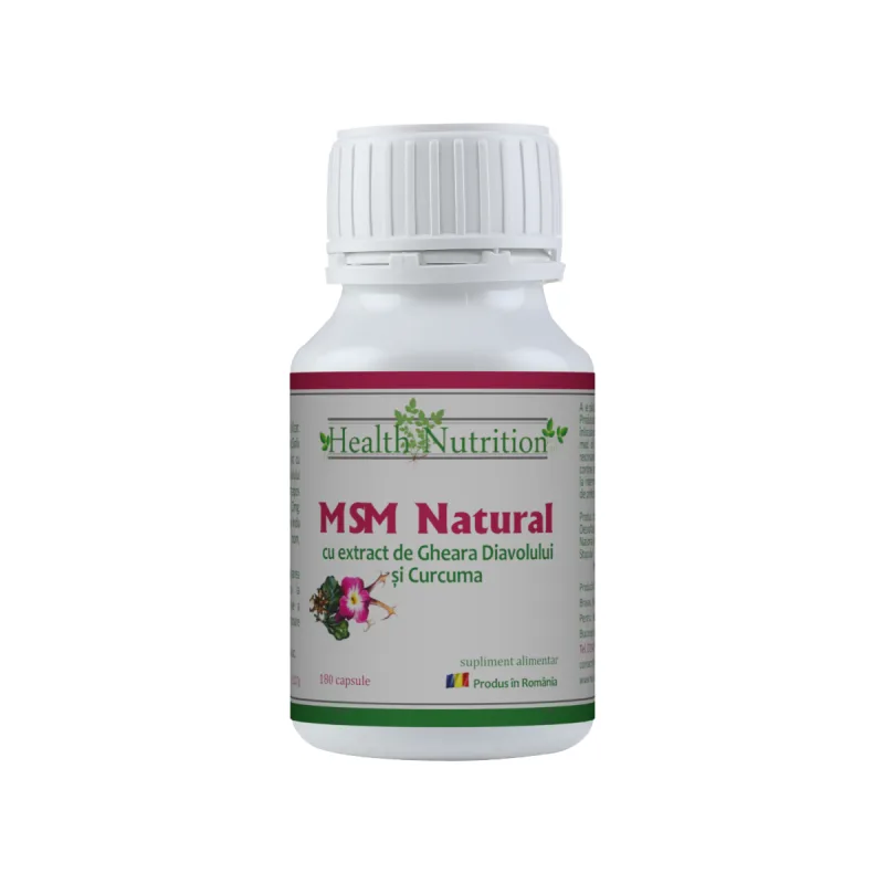 MSM capsule, 180 capsule, Health Nutrition — preț și oferte