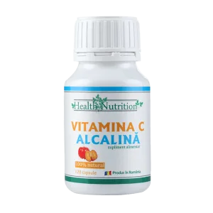 Vitamina C alcalina, 120 capsule, Health Nutrition