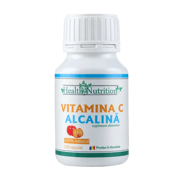 Vitamina C alcalina, 120 capsule, Health Nutrition — preț și oferte