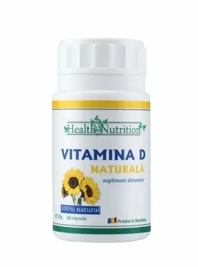 Vitamina D Naturala, 60 capsule, Health Nutrition — preț și oferte