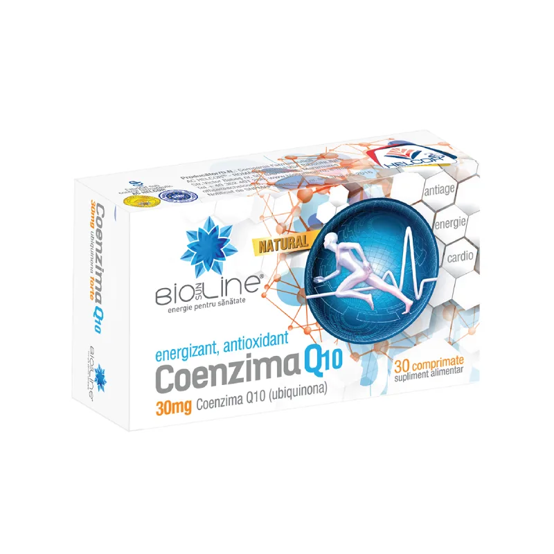 Coenzima Q10, 30 comprimate, BioSunLine — preț și oferte