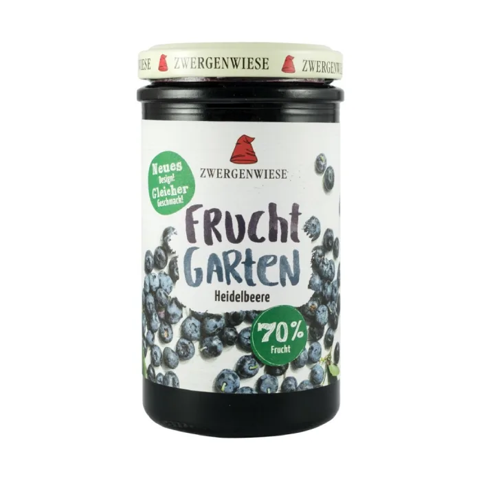 Gem bio de afine, indulcit cu sirop de agave, 225g, Zwergenwiese — preț și oferte