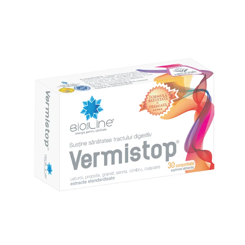 Vermistop, 30 comprimate, BioSunLine — preț și oferte