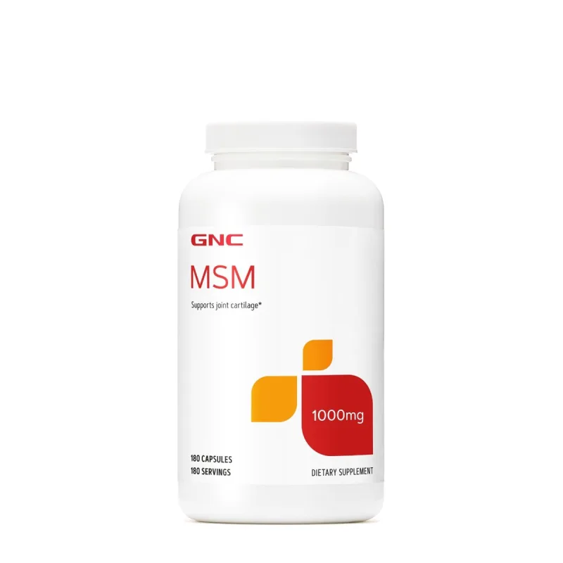 MSM 1000mg, 180 capsule, GNC — preț și oferte