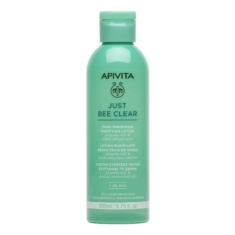 Lotiune purifianta pentru pori dilatati Just Bee Clear, 200 ml, Apivita — preț și oferte