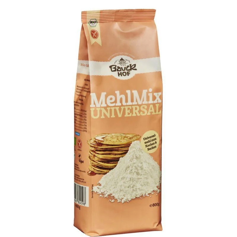 Mix de faina universala fara gluten Bio, 800g, Bauckhof — preț și oferte
