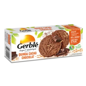 Biscuiti dietetici cu quinoa si cacao, 132g, Gerble Expert Dietetic