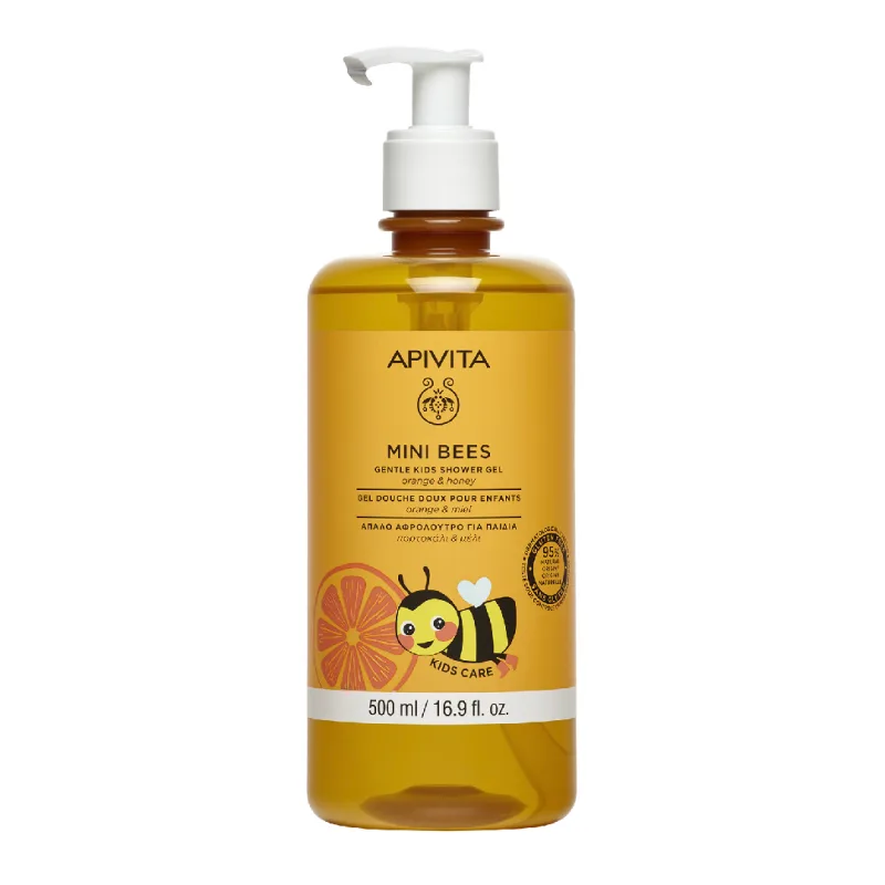 Gel de dus pentru copii Mini Bees Gentle Kids, 500 ml, Apivita — preț și oferte