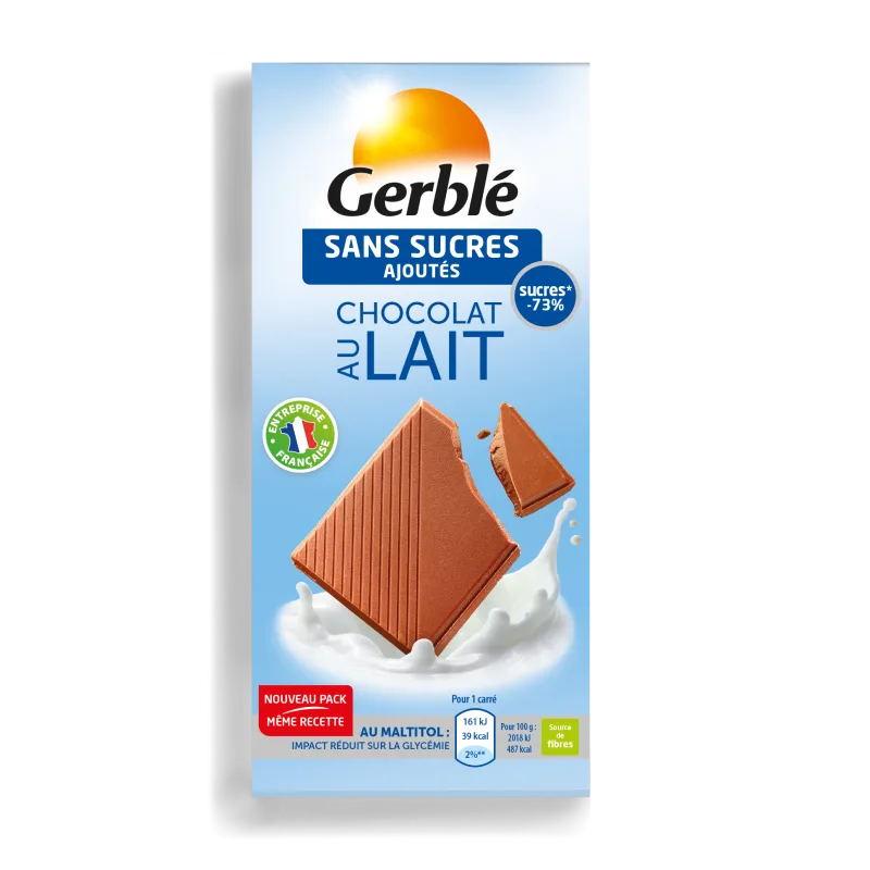 Ciocolata hipoglucidica cu lapte, 80g, Gerble Expert Dietetic — preț și oferte