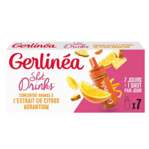 Shot concentrat cu ananas si extract de portocale amare, 70ml, Gerlinea
