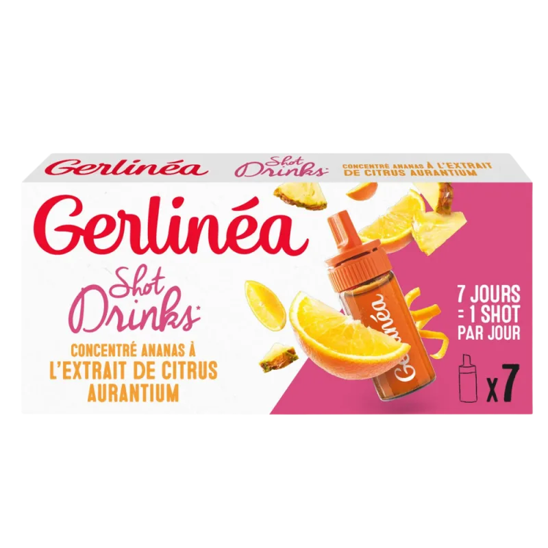 Shot concentrat cu ananas si extract de portocale amare, 70ml, Gerlinea — preț și oferte