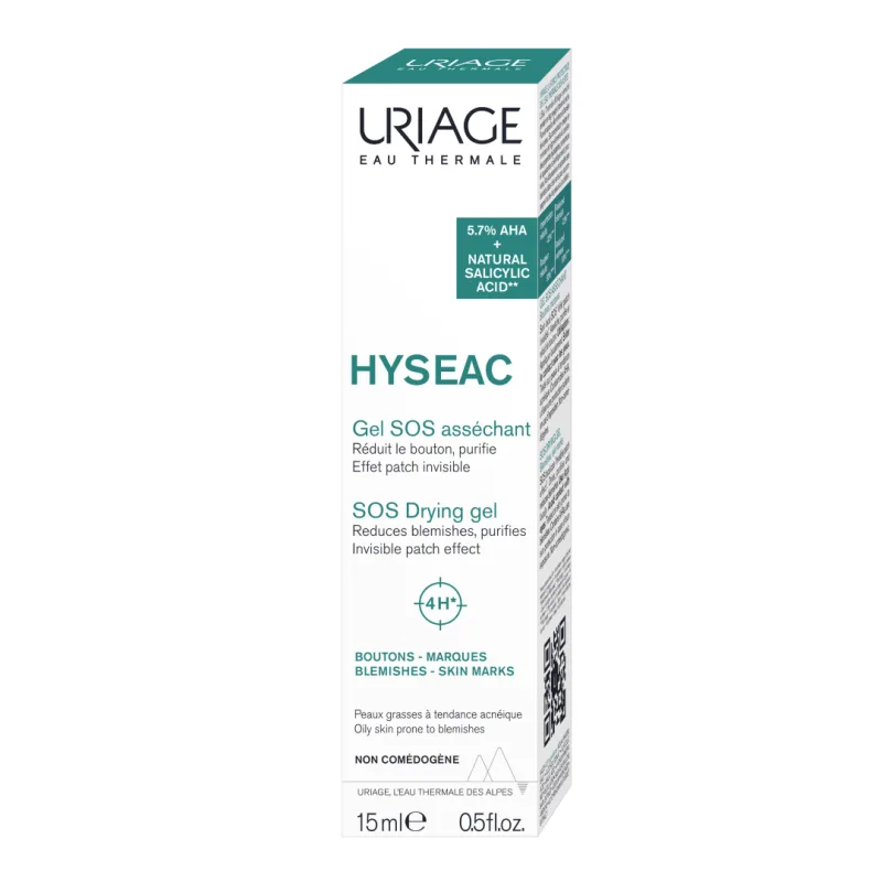 Gel SOS anti-imperfectiuni acneice Hyseac, 15 ml, Uriage — preț și oferte