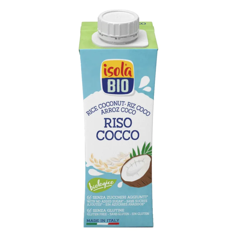 Bautura din orez si cocos, 250ml, Isola Bio — preț și oferte