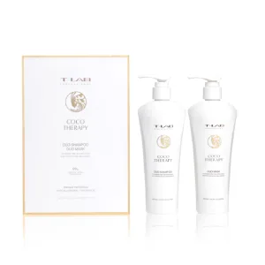Set Profesional Duo Sampon si Masca Coco Therapy, 600ml, T-LAB