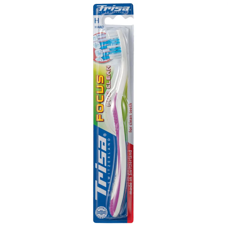 Periuta de dinti Focus Pro Clean Hard, 1 bucata, Trisa — preț și oferte