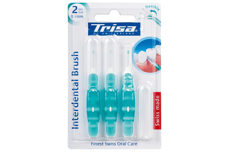 Periute interdentare verzi 0,9mm, 3 bucati, Trisa — preț și oferte