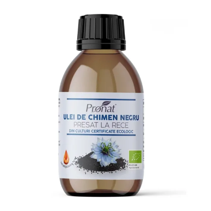 Ulei Bio din chimen negru presat la rece, 100 ml, Pronat — preț și oferte