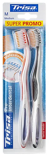 Periuta de dinti Pro Interdental Duo Medium, 2 bucati, Trisa — preț și oferte