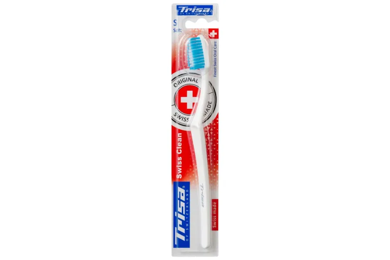 Periuta de dinti Swiss Clean Soft, 1 bucata, Trisa — preț și oferte