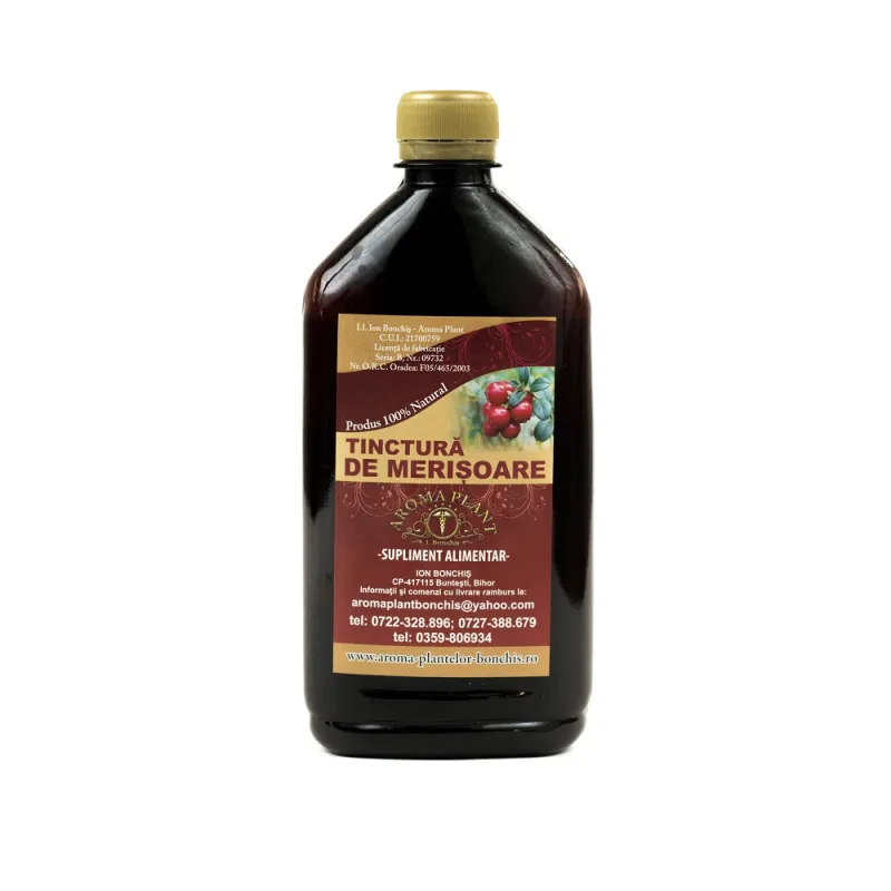 Tinctura de merisoare, 500ml, Aroma Plant Bonchis — preț și oferte