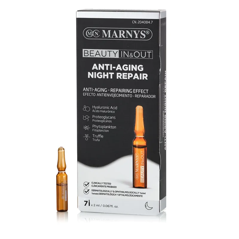Anti-aging Night Repair, 7 fiole, Marnys — preț și oferte