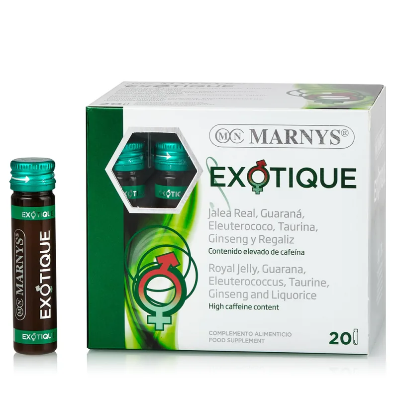 Exotique cu 5 energizanti, 20 fiole, Marnys — preț și oferte