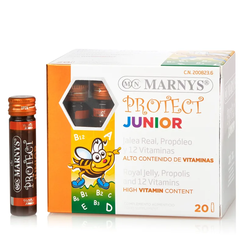 Protect Junior Complex pentru imunitatea copiilor, 20 fiole, Marnys — preț și oferte