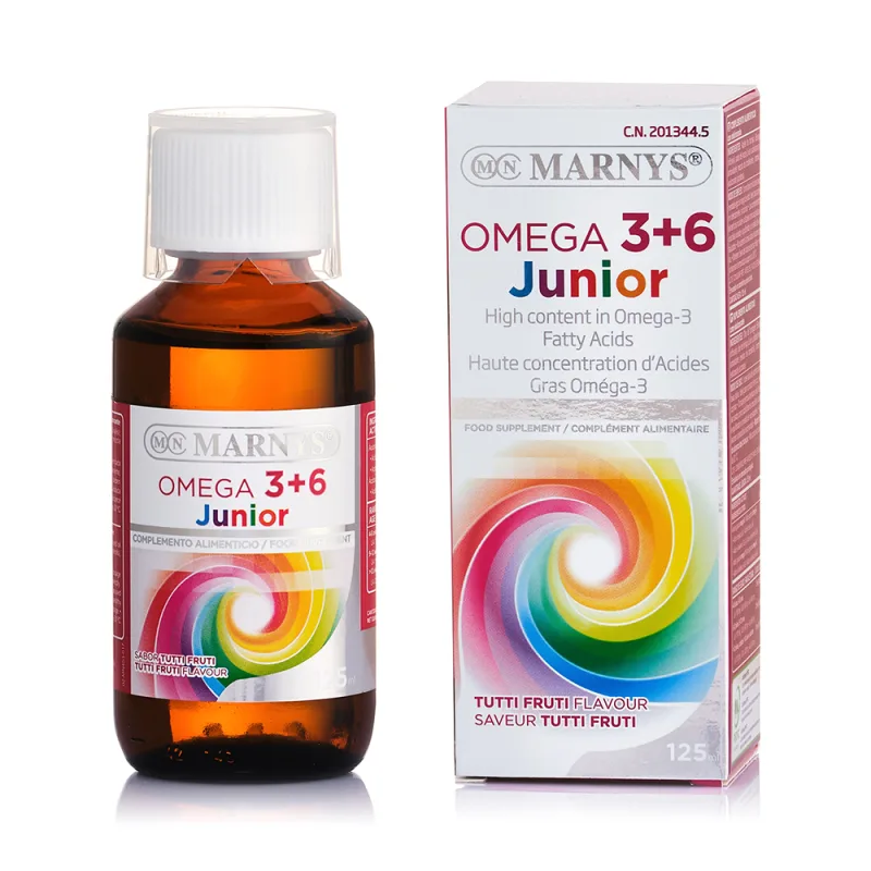 Omega 3+6 Junior, 125ml, Marnys — preț și oferte