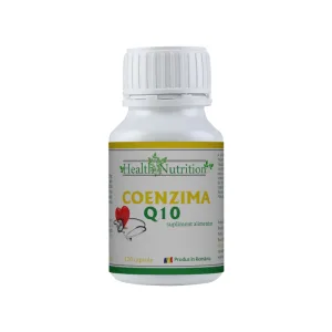 Coenzima Q10 100% naturala, 120 capsule, Health Nutrition