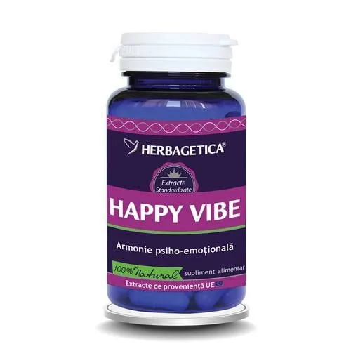Happy vibe, 60 capsule, Herbagetica — preț și oferte