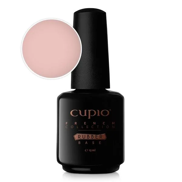 Rubber base French Collection Milky Pink, 15ml, Cupio — preț și oferte