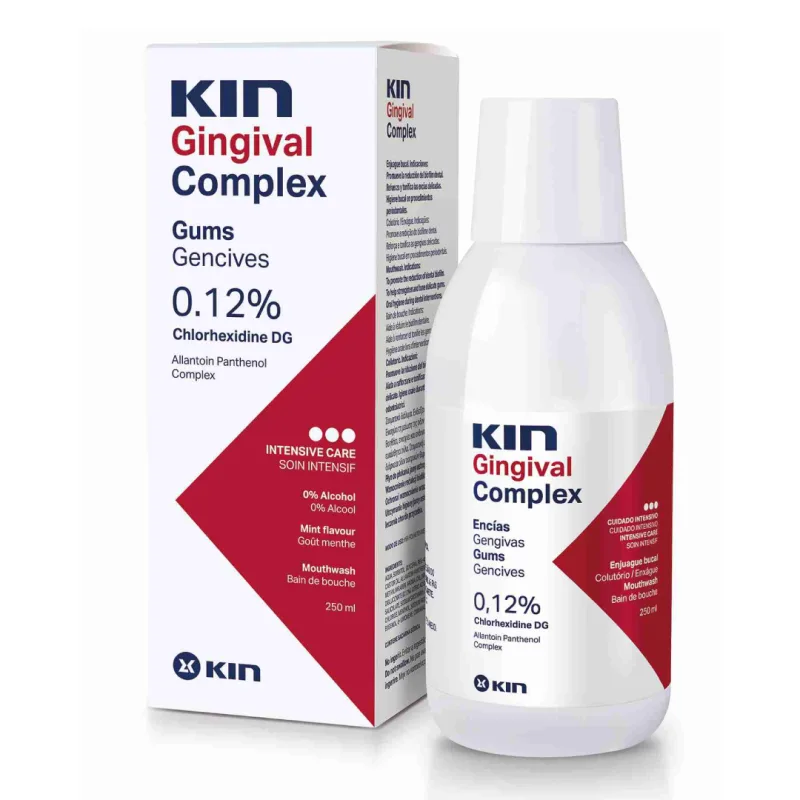Apa de gura cu clorhexidina Kin Gingival, 250 ml, Kin — preț și oferte