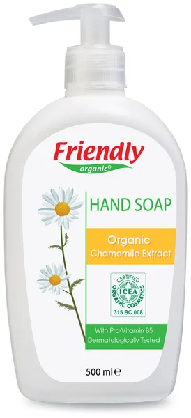 Sapun lichid cu extract de musetel organic, 500ml, Friendly Organic — preț și oferte
