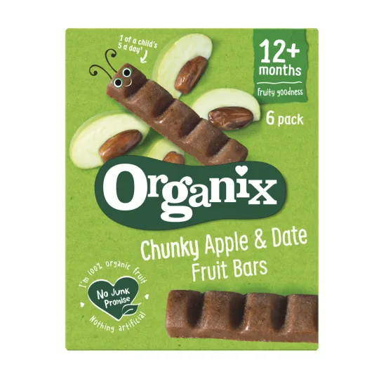 Batoane din curmale si mere Goodies +12 Bio, 6 x 17g, Organix — preț și oferte