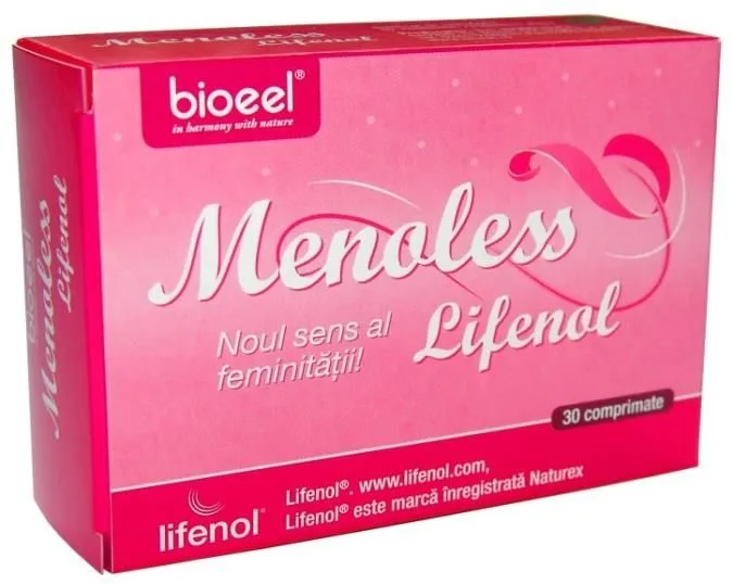 Menoless Lifenol, 30 comprimate, Bioeel — preț și oferte