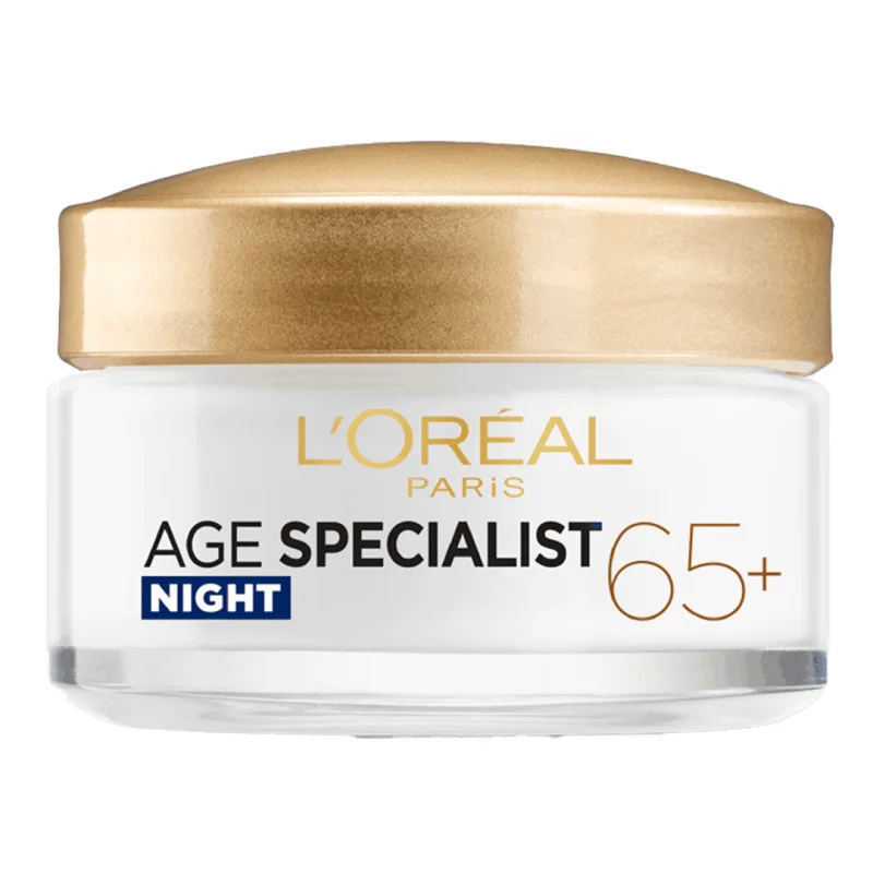 Crema antirid de noapte, Age Specialist 65+, 50 ml, LOreal L'OREAL PARIS — preț și oferte