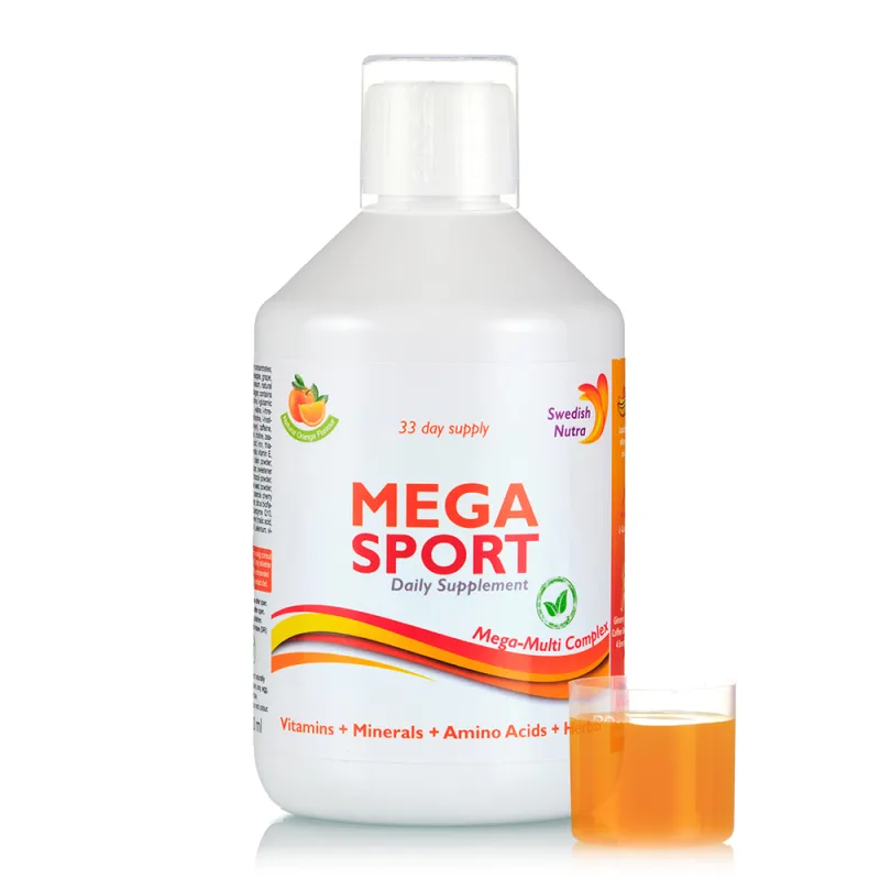 Complex Lichid Mega Sport, 500ml, Swedish Nutra — preț și oferte