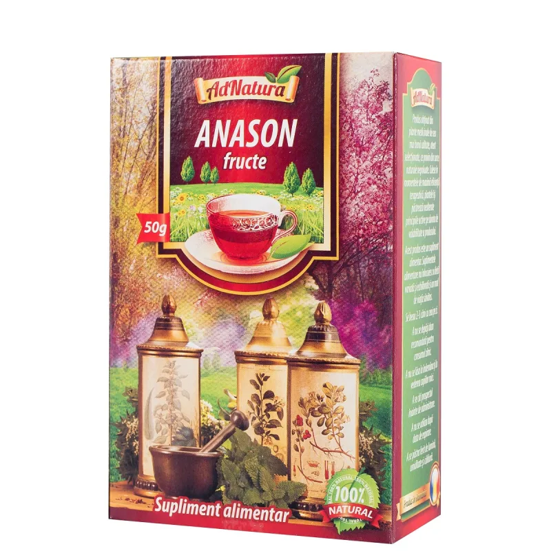 Ceai de fructe de anason, 50g, AdNatura — preț și oferte