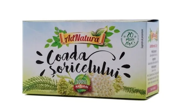 Ceai de coada soricelului, 20 plicuri, AdNatura — preț și oferte