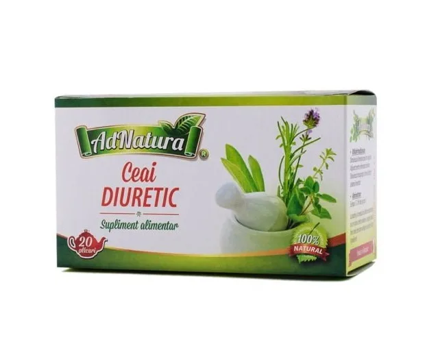 Ceai diuretic, 20 plicuri, AdNatura — preț și oferte