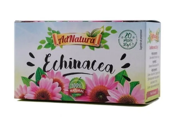 Ceai de echinacea, 20 plicuri, AdNatura — preț și oferte
