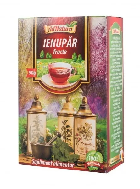 Ceai de ienupar fructe, 50g, AdNatura — preț și oferte