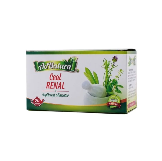 Ceai renal, 20 plicuri, AdNatura — preț și oferte
