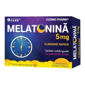 Melatonina 5 Mg Fast Release, 30 tablete, Cosmo Pharm