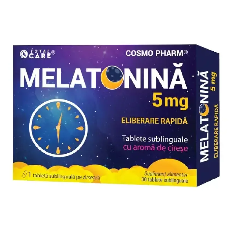 Melatonina 5 Mg Fast Release, 30 tablete, Cosmo Pharm — preț și oferte