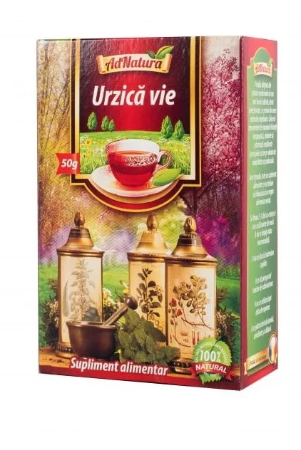 Ceai de urzica vie, 50g, AdNatura — preț și oferte