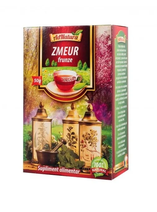 Ceai de zmeur frunze, 50g, AdNatura — preț și oferte
