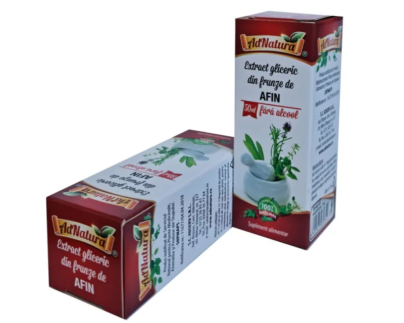Extract gliceric de afin, 50ml, AdNatura — preț și oferte