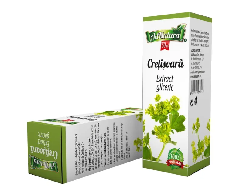 Extract gliceric de cretisoara, 50ml, AdNatura — preț și oferte