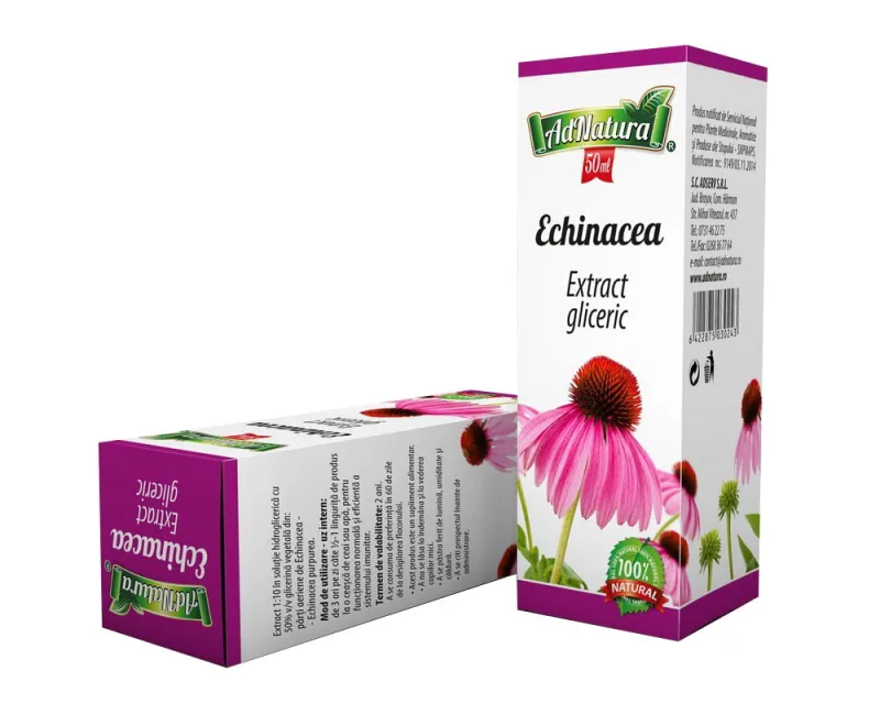 Extract gliceric cu echinacea, 50ml, AdNatura — preț și oferte